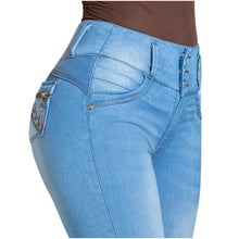 Load image into Gallery viewer, DRAXY 1317 Colombian Skinny Wide Waistband Denim Butt lifter Jeans - Pal Negocio