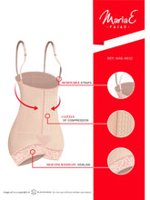Cargar imagen en el visor de la galería, Fajas MariaE 9632 | Post Surgery Postpartum Boyshort Shapewear for Women | Strapless &amp; Butt Lifting - Pal Negocio