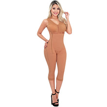 Load image into Gallery viewer, Fajas SONRYSE 010 | Colombian Shapewear Knee Lenght with Built-in bra &amp; High Back | Post Surgery and Postpartum Use - Pal Negocio